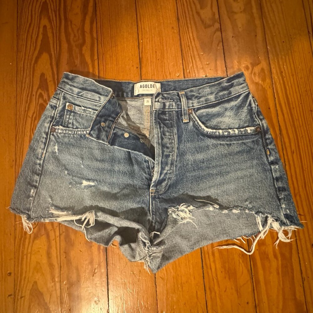 AGOLDE Denim Shorts- Size 25